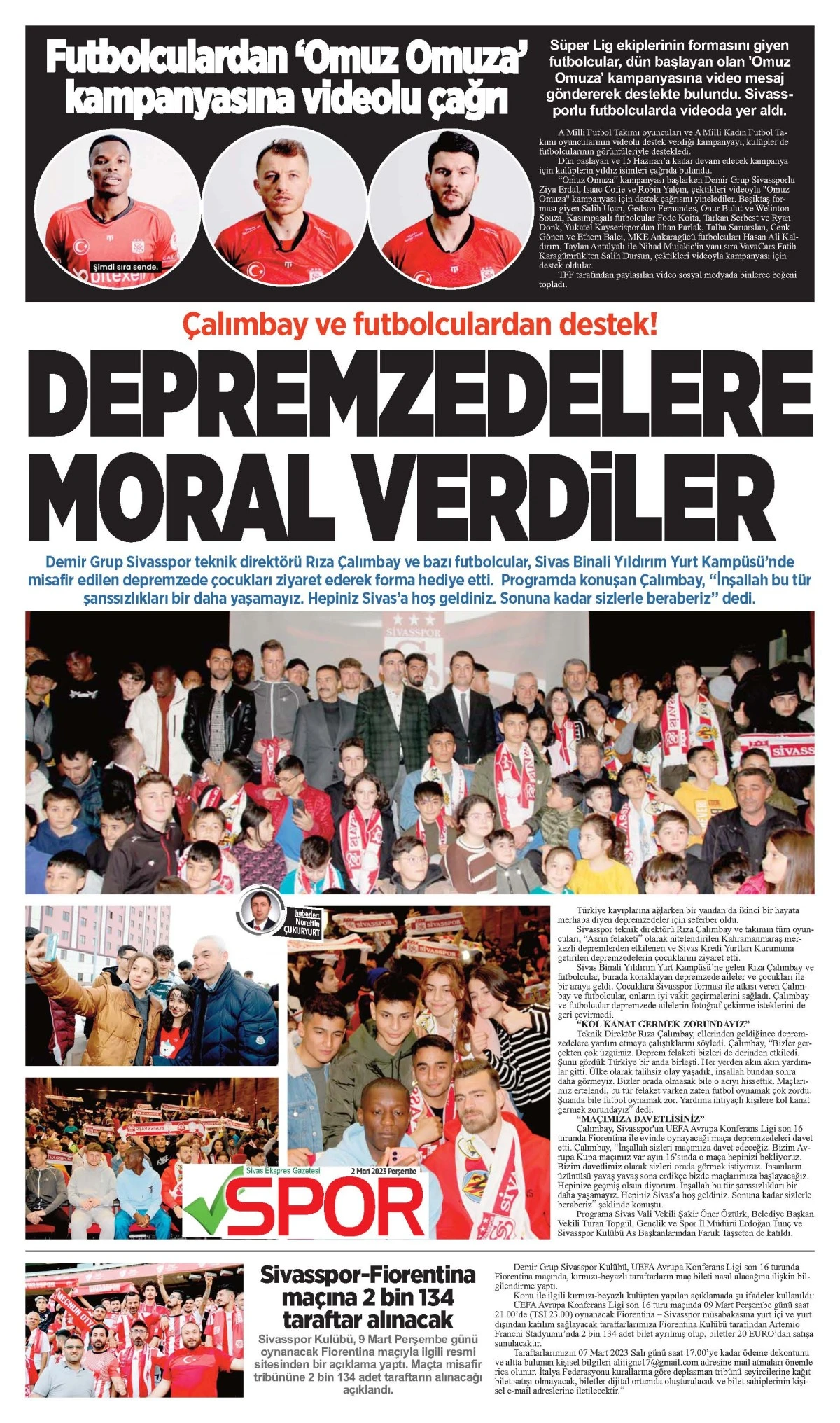02-03-2023 tarihli Sivas Ekspres Gazetesi 2