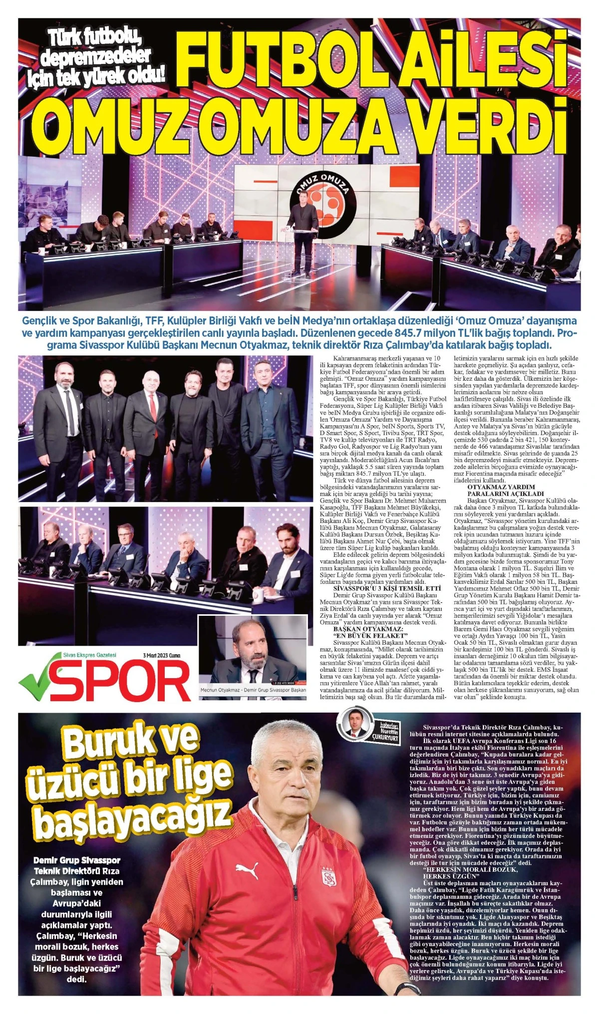 03.03.2023 Sivas Ekspres Gazetesi 2