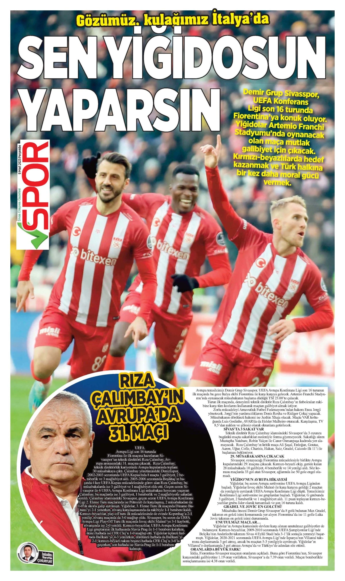 09.03.2023 Sivas Ekspres Gazetesi 2