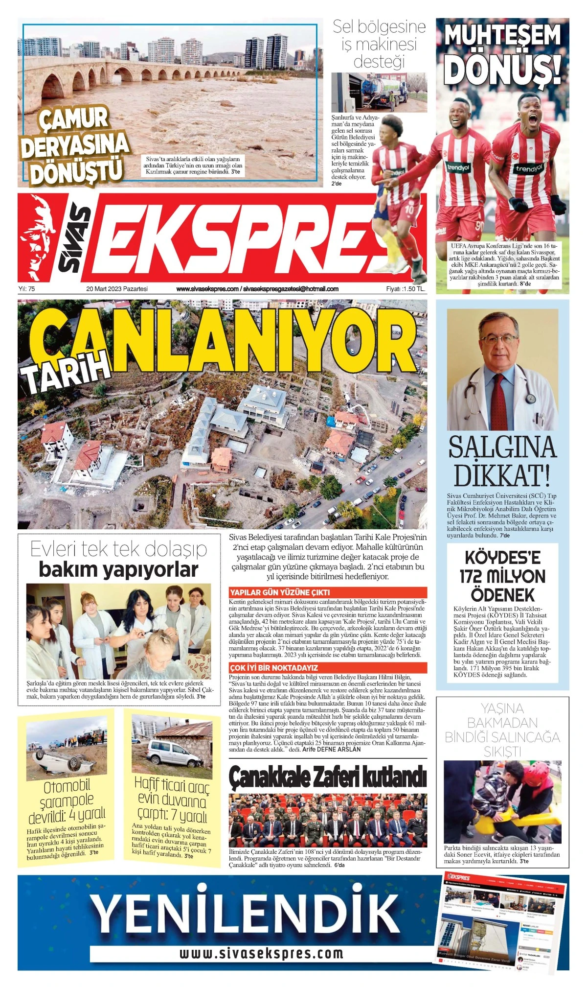 20.03.2023 Ekspres Gazetesi 1