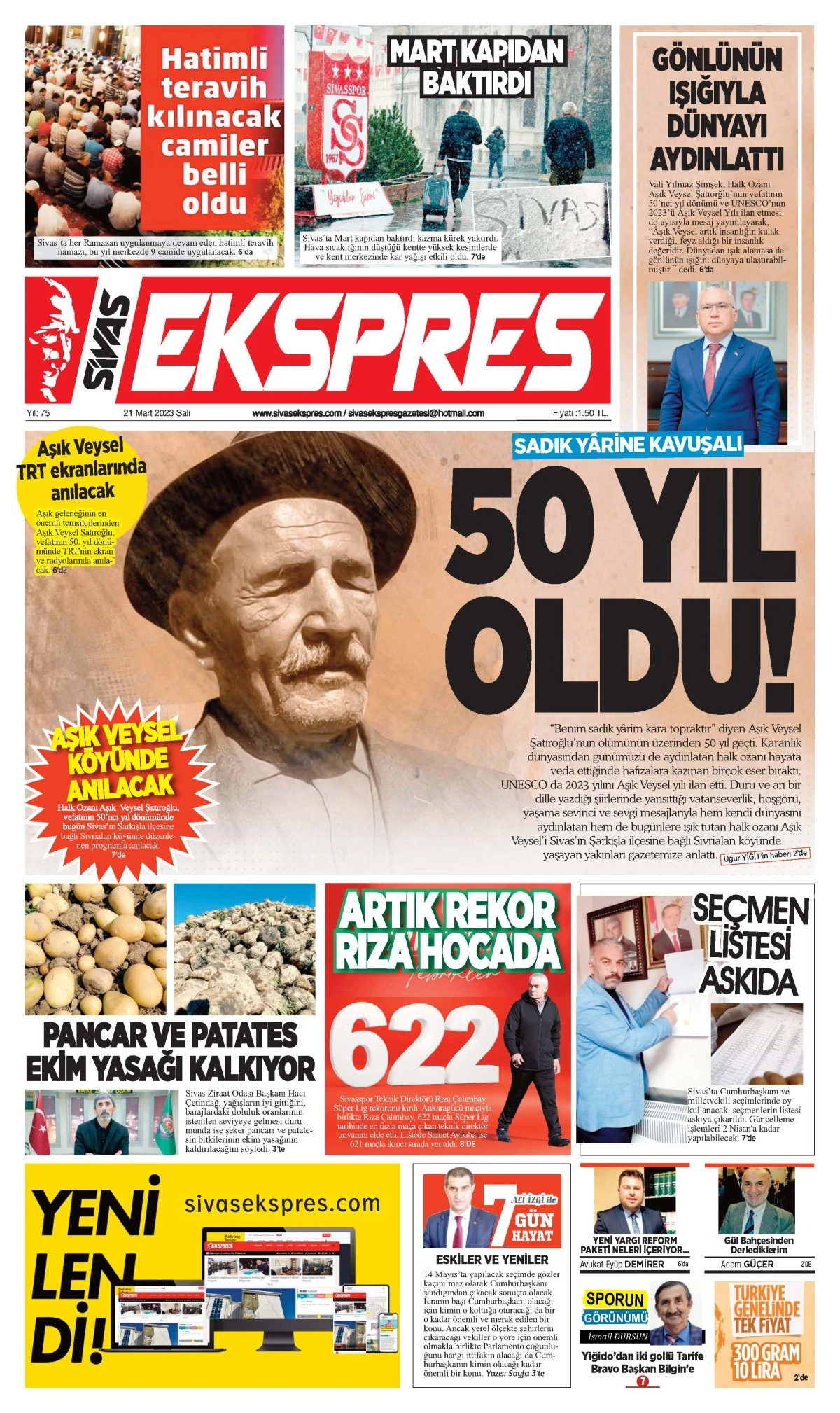 21.03.2023 Ekspres Gazetesi 1