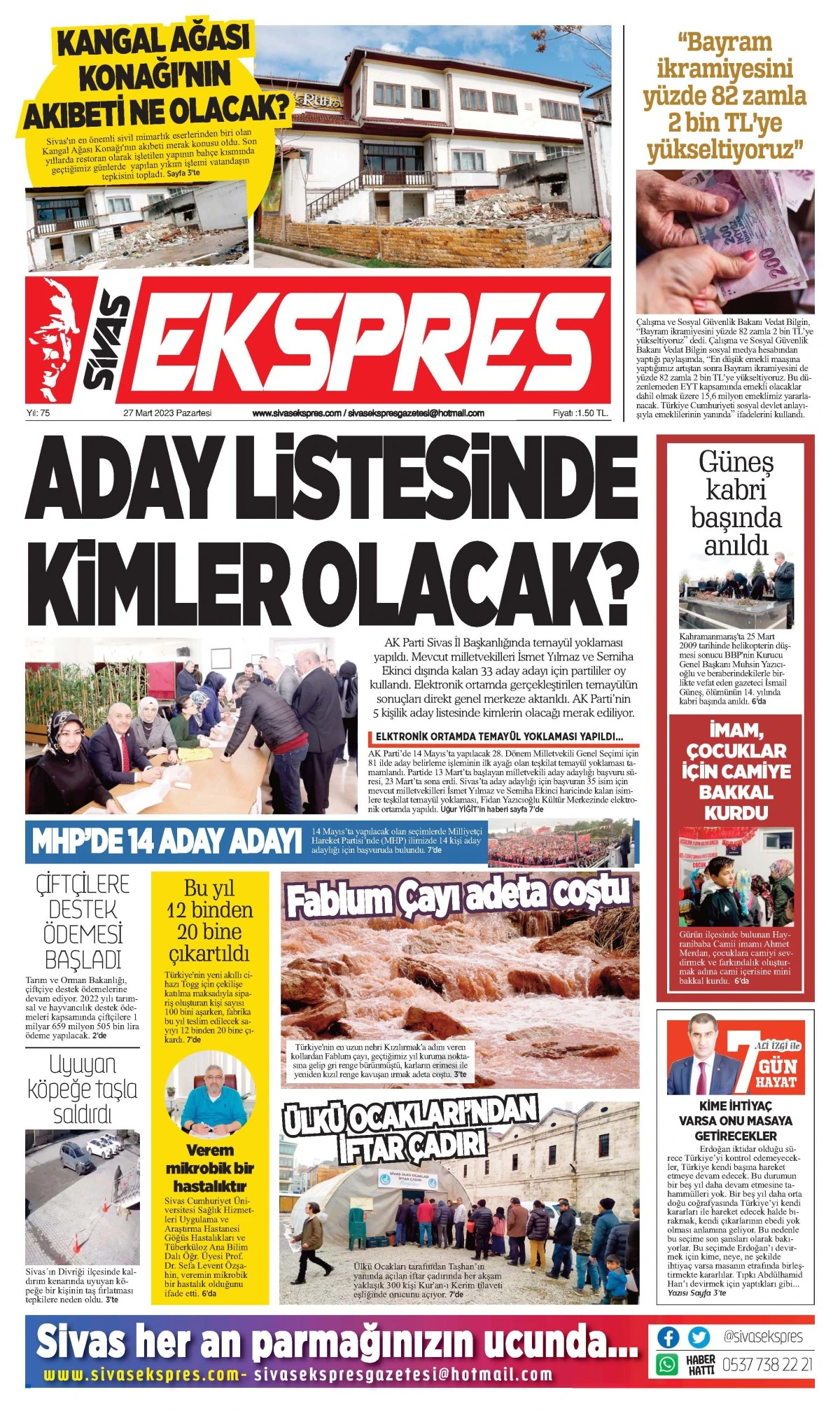 27.03.2023 Ekspres Gazetesi 1