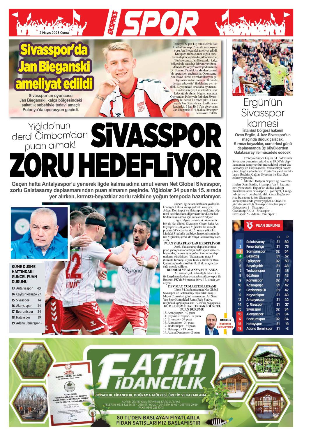 2 Mayıs 2025 Gazetemiz 1