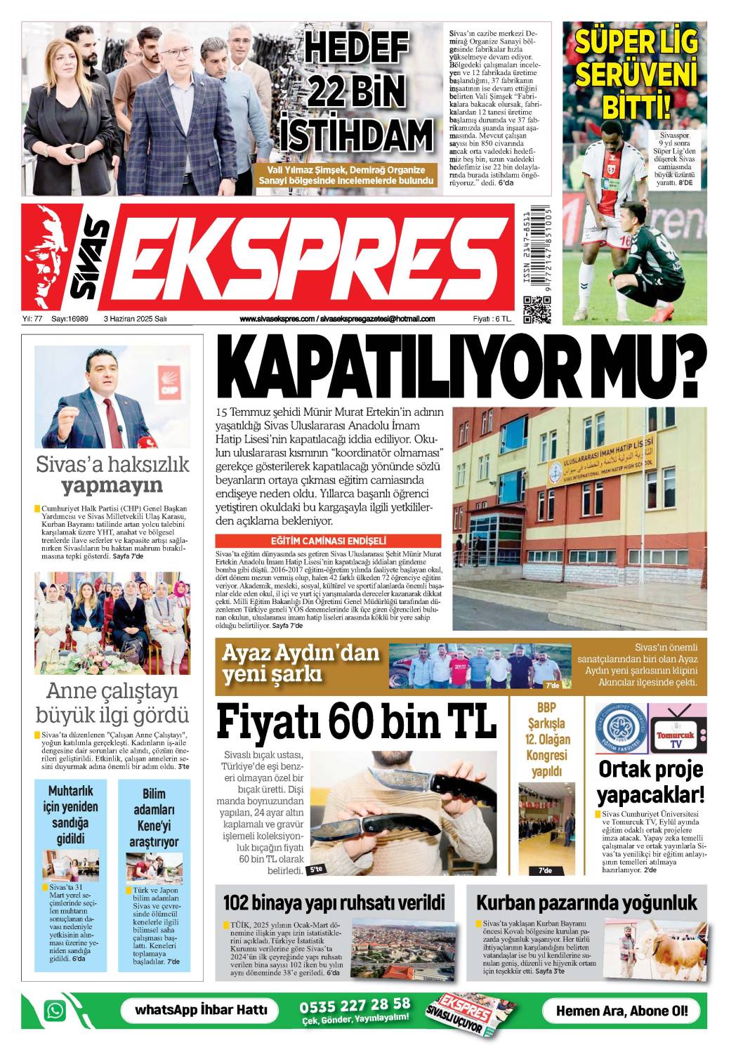 3 Haziran Gazetemiz 1