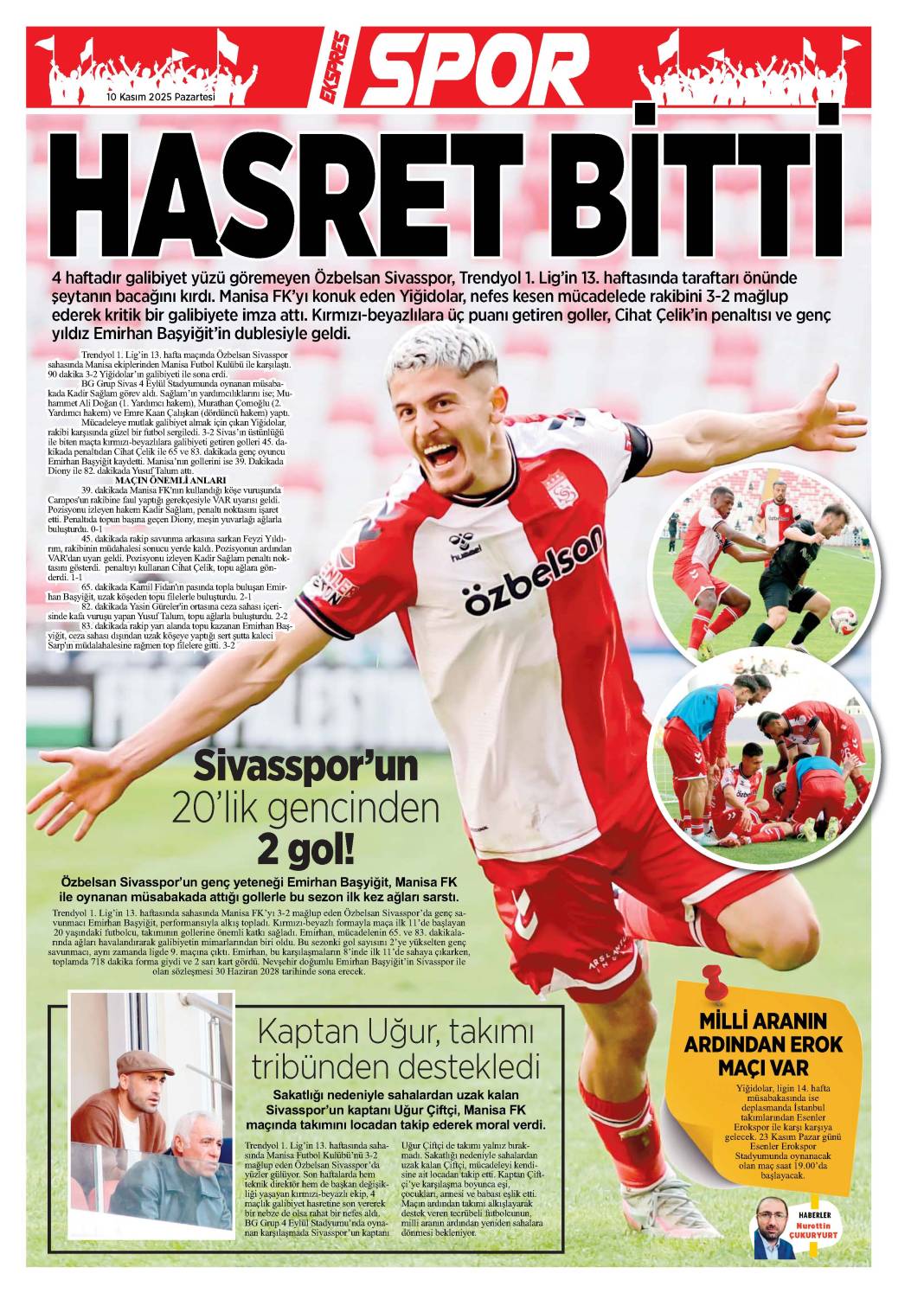 10 Kasım 2025 tarihli gazetemiz 2