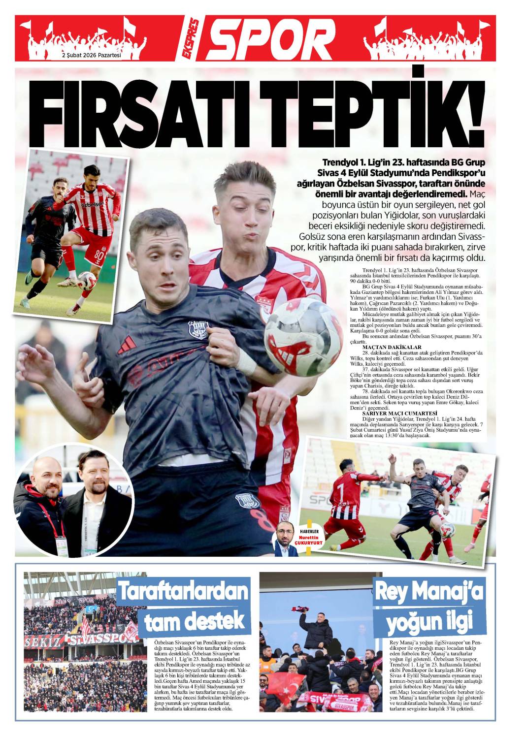 2 Şubat tarihli gazetemiz 2