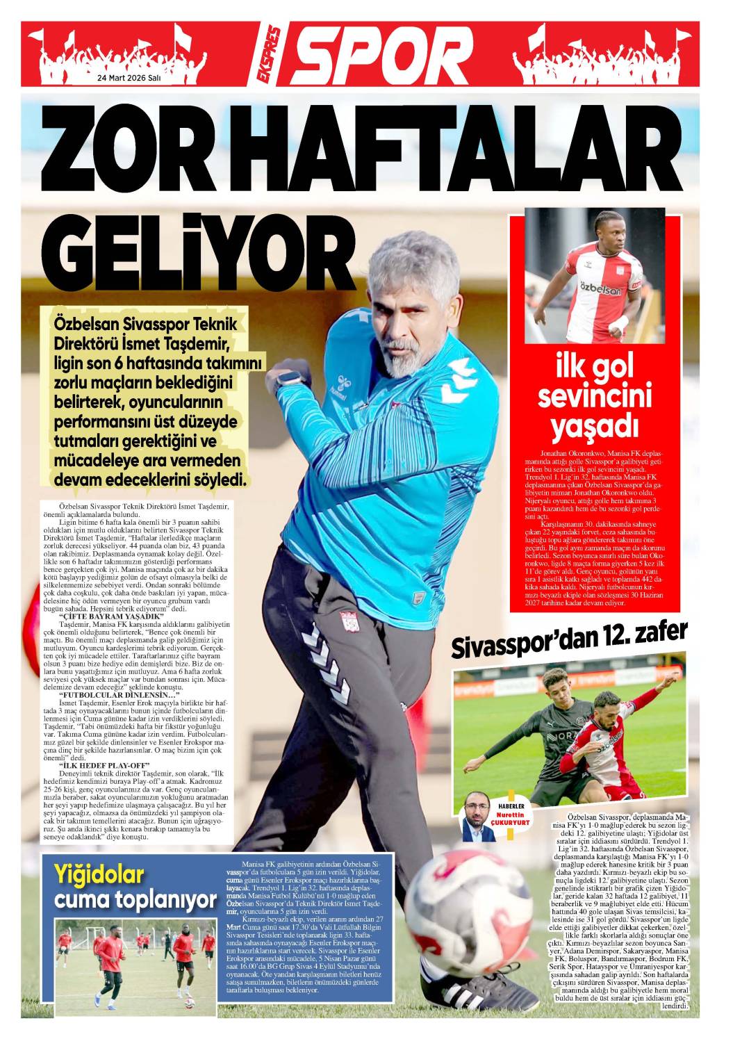 24 Mart 2026 tarihli gazetemiz 2