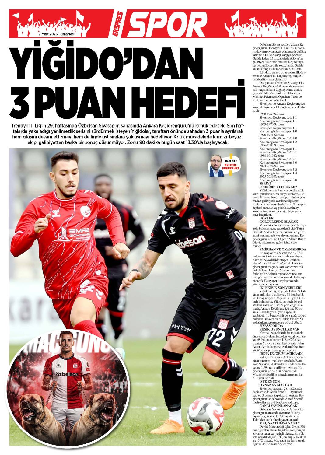 7 Mart tarihli gazetemiz 2