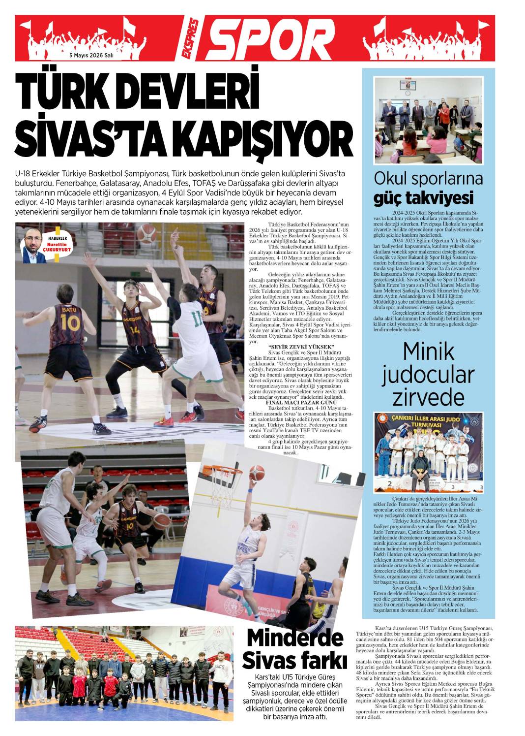 5 Mayıs tarihli gazetemiz 1