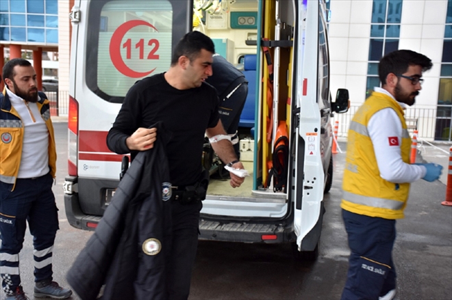 ŞİZOFRENİ HASTASI POLİSE SALDIRDI