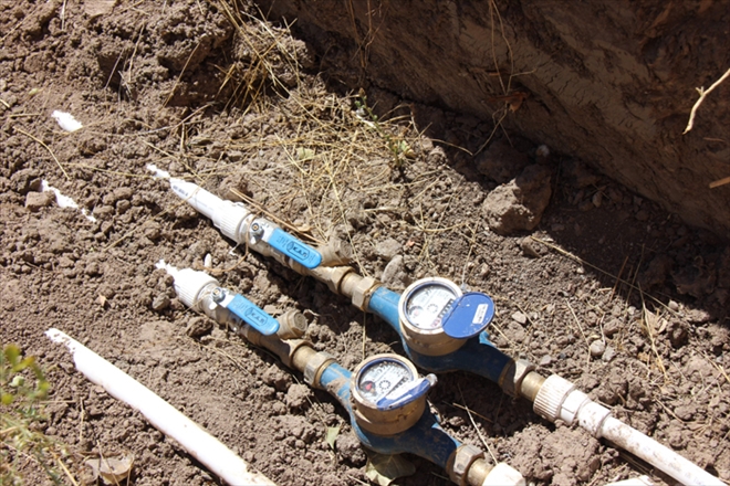 KÖYLERE SU SAYACINA DEVAM