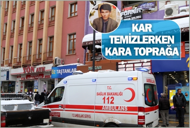 KAR TEMİZLERKEN KARA TOPRAĞA