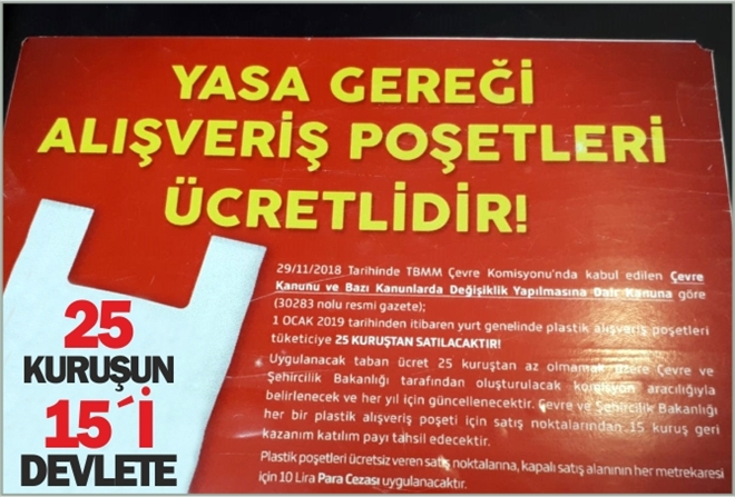 25 KURUŞUN 15´İ DEVLETE