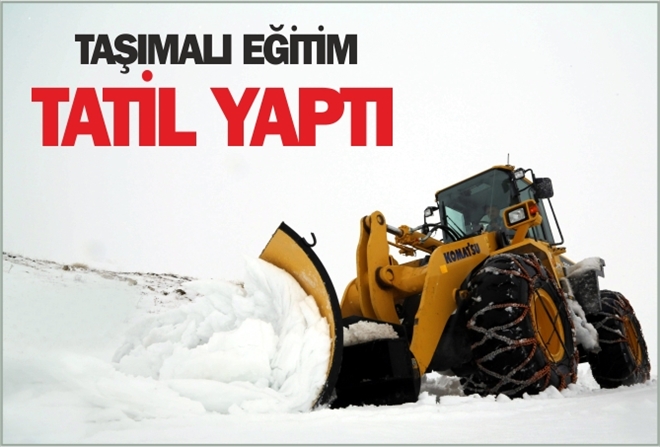 TAŞIMALI EĞİTİM TATİL YAPTI