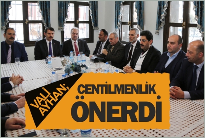 CENTİLMENLİK ÖNERDİ