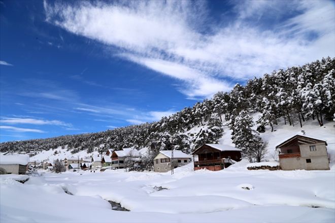 EĞRİÇİMEN´DE KIŞ GÜZELLİĞİ