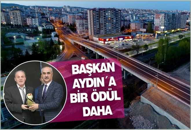 BAŞKAN AYDIN´A BİR ÖDÜL DAHA