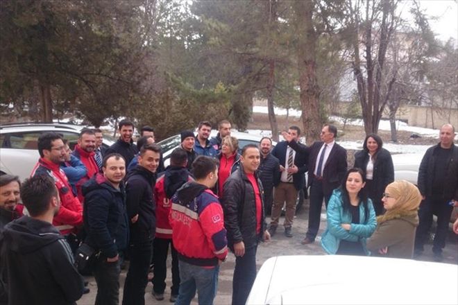 30 KİŞİLİK UMKE EKİBİ KİLİS´E GİTTİ