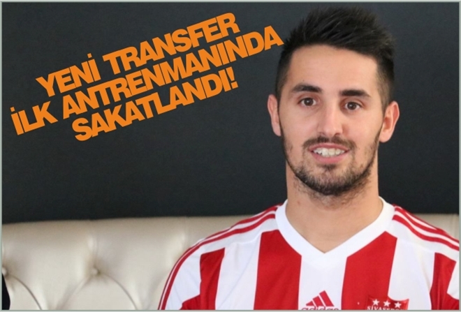 İLK ANTRENMANINDA SAKATLANDI!