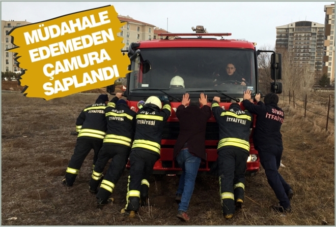MÜDAHALE EDEMEDEN ÇAMURA SAPLANDI