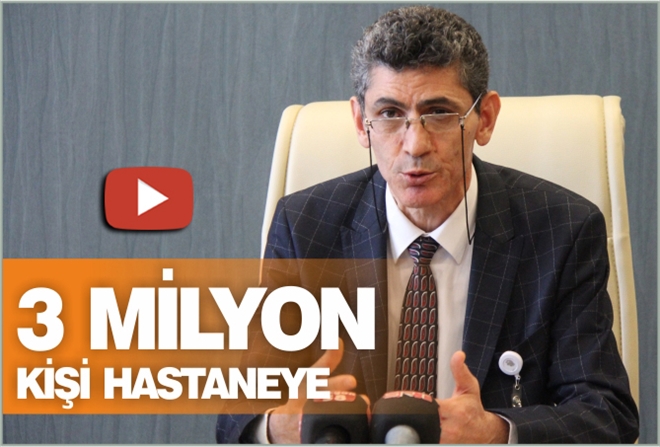 3 MİLYON KİŞİ HASTANEYE - video