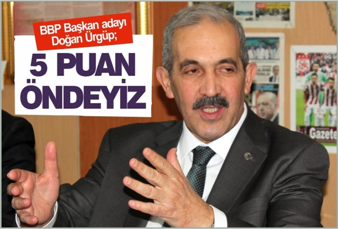 "5 PUAN ÖNDEYİZ"