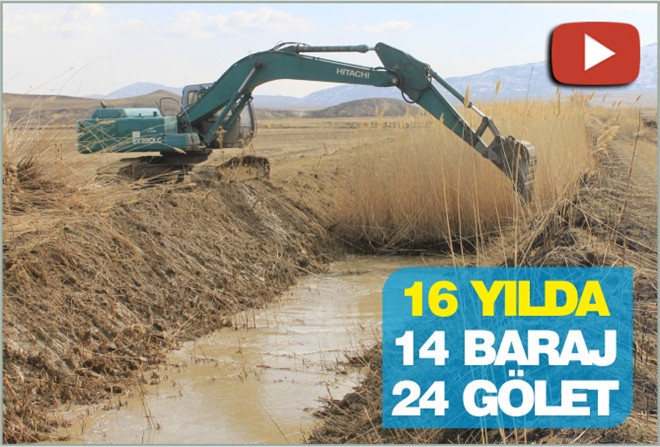 16 YILDA 14 BARAJ 24 GÖLET - video