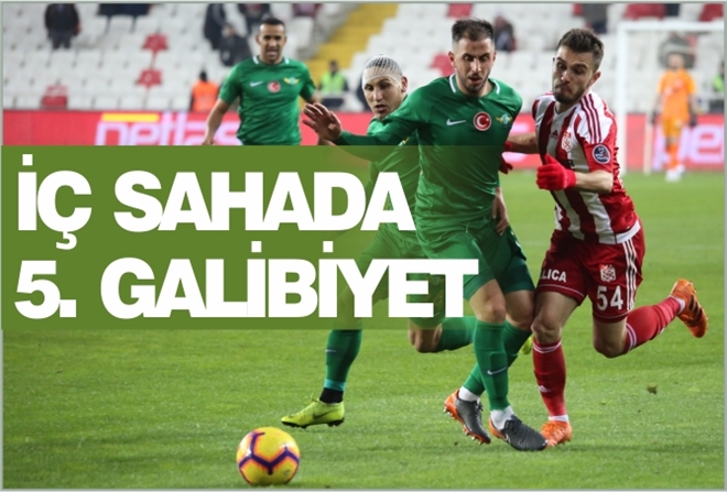İÇ SAHADA 5. GALİBİYET