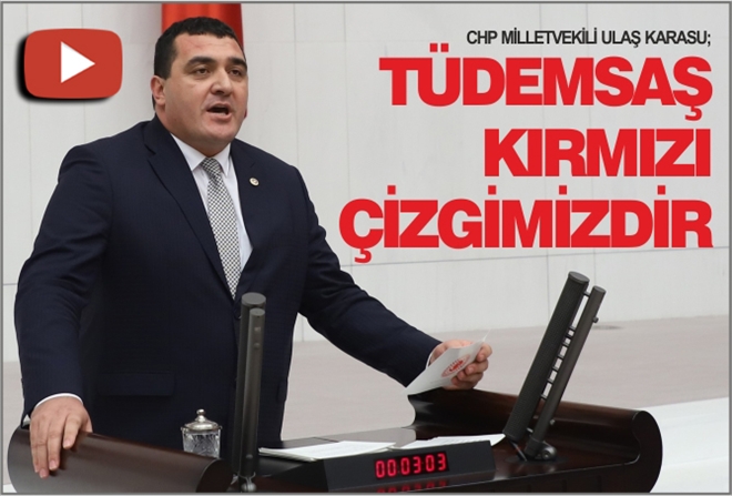 "TÜDEMSAŞ KIRMIZI ÇİZGİMİZDİR" - video