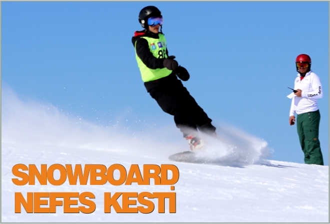 SNOWBOARD NEFES KESTİ