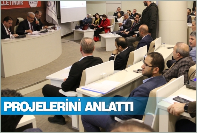 PROJELERİNİ ANLATTI