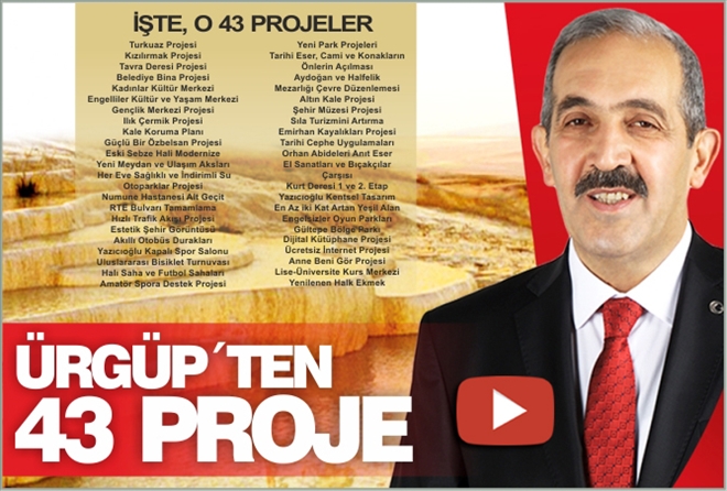 ÜRGÜP´TEN 43 PROJE - video