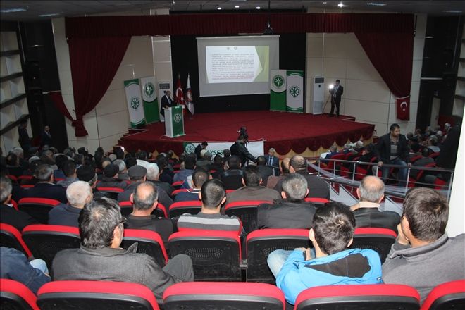 GEMEREK ÇİFTÇİLERE SEMİNER