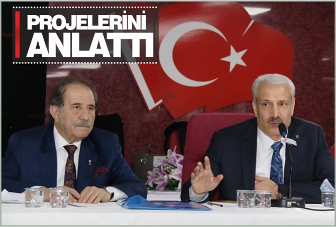 PROJELERİNİ ANLATTI