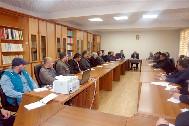 PATATES ÜRETİCİLERİYLE BULUŞTU