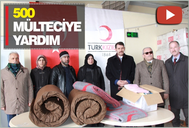 500 MÜLTECİYE YARDIM - video