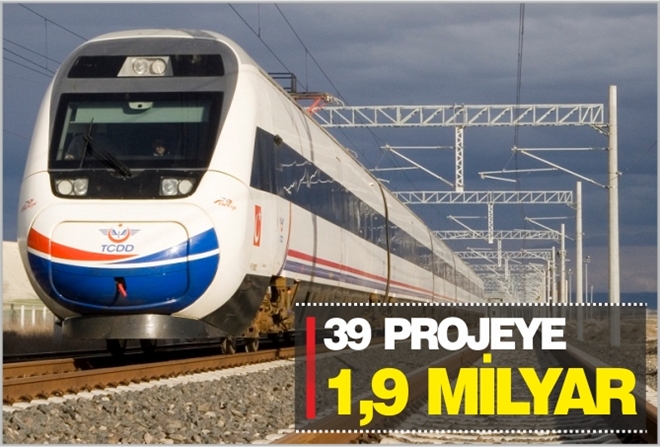 39 PROJEYE 1,9 MİLYAR