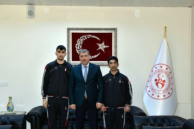 DERECELİ SPORCULARDAN TUNÇ´A ZİYARET