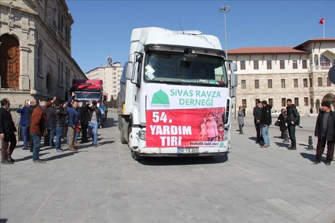 HALEPLİLERE 2 TIR YARDIM