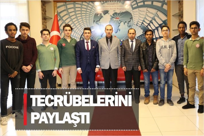 TECRÜBELERİNİ PAYLAŞTI