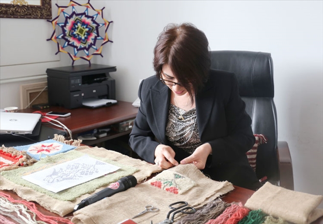 HALI DOKUMA PATENTİ ALDI