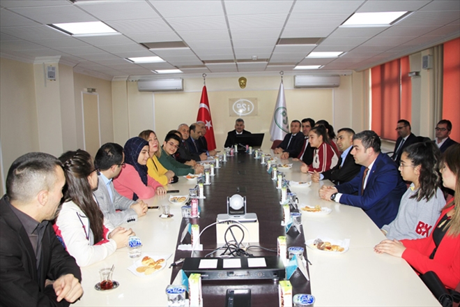 BİRİNCİLERİ AĞIRLADI