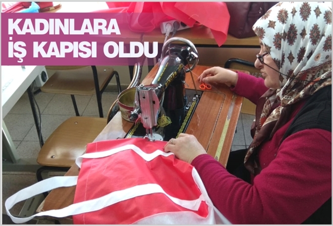 KADINLARA İŞ KAPISI OLDU