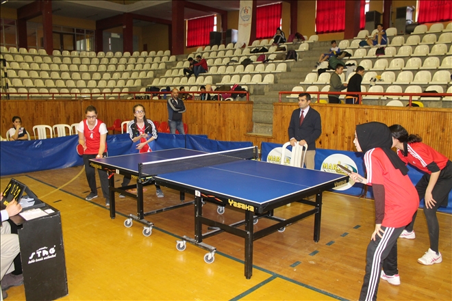 MASA TENİSİNDE ÖDÜL TÖRENİ DÜZENLENECEK