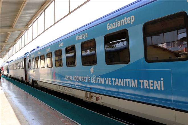 SOSYAL KOOPERATİF EĞİTİM VE TANITIM TRENİ SİVAS´TA
