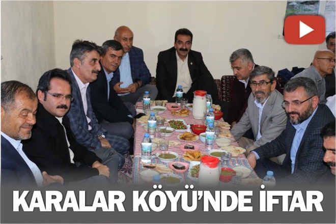 KARALAR KÖYÜ´NDE İFTAR
