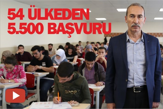 54 ÜLKEDEN 5.500 BAŞVURU