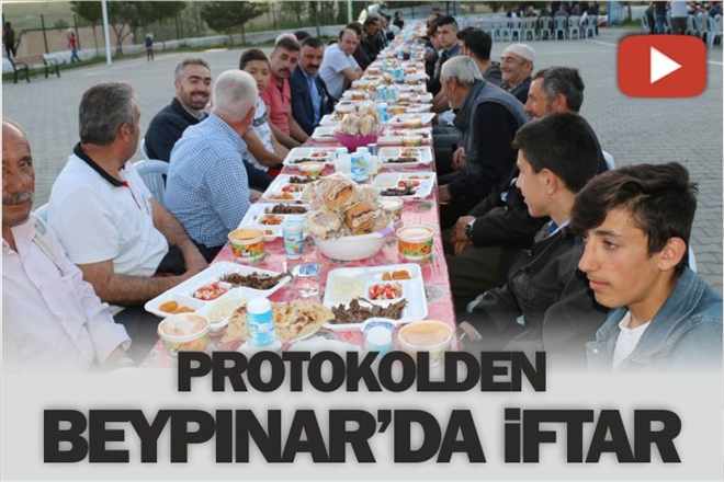 PROTOKOLDEN KÖYDE İFTAR