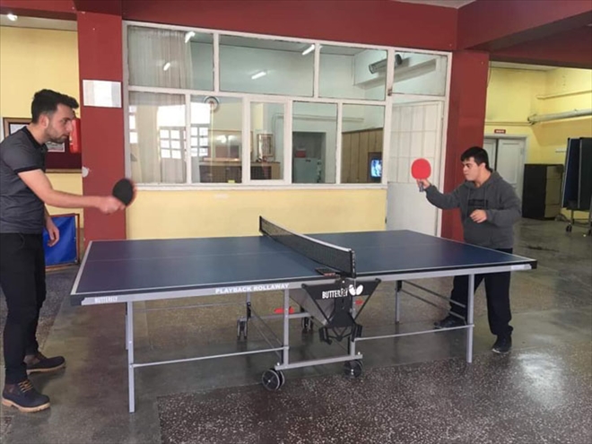 MASA TENİSİNDE ÇALIŞMALAR SÜRÜYOR