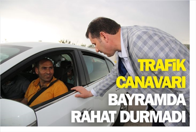 TRAFİK CANAVARI BAYRAMDA RAHAT DURMADI